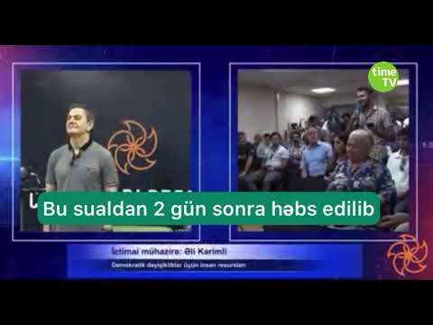 İlham Əliyevlə bağlı suala görə, 30 gün həbs