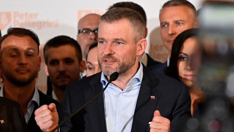 Peter Pellegrini: Ally of Slovakia’s pro-Russian prime minister wins presidential election