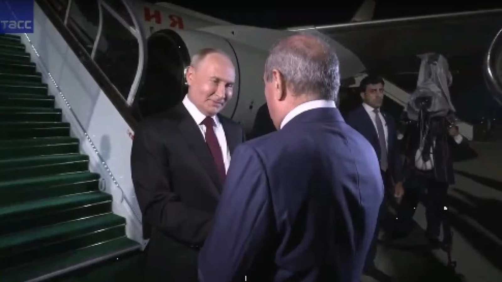 Russian President Vladimir Putin Arrives in Baku for State Go to