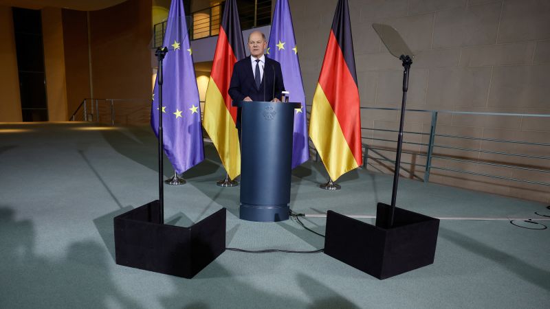 German chancellor fires finance minister, leaving authorities teetering on brink of collapse