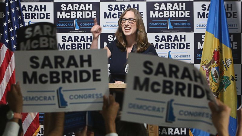 Sarah McBride will win open Delaware seat, changing into first transgender individual in Congress, CNN tasks